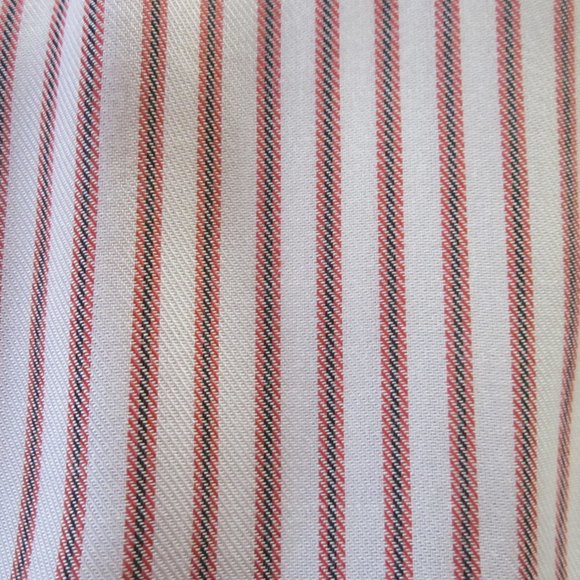 CAbi Top M Carnival Red/White Stripe Puff Sleeve Spring 2021 #5890 - Picture 8 of 10
